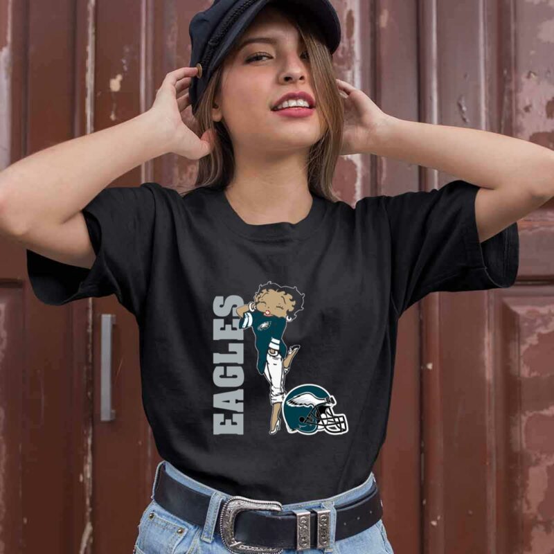 Philadelphia Eagles Betty Boops 0 T Shirt