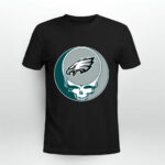 Philadelphia Eagles Grateful Dead Fan Fan Football 3 T Shirt
