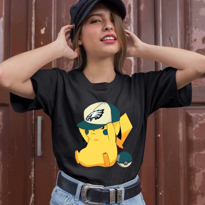 Philadelphia Eagles Pikachu Pokemon 0 T Shirt