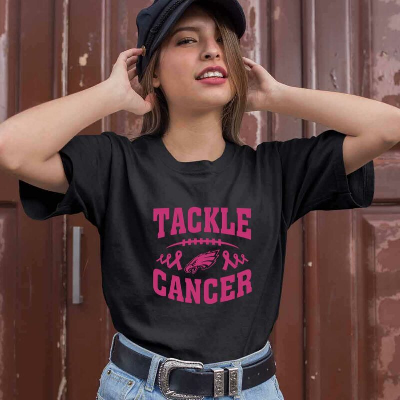 Philadelphia Eagles Tackle Breast Cancer 0 T Shirt