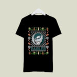 Philadelphia Eagles X Grateful Dead Christmas Ugly Sweater 4 T Shirt