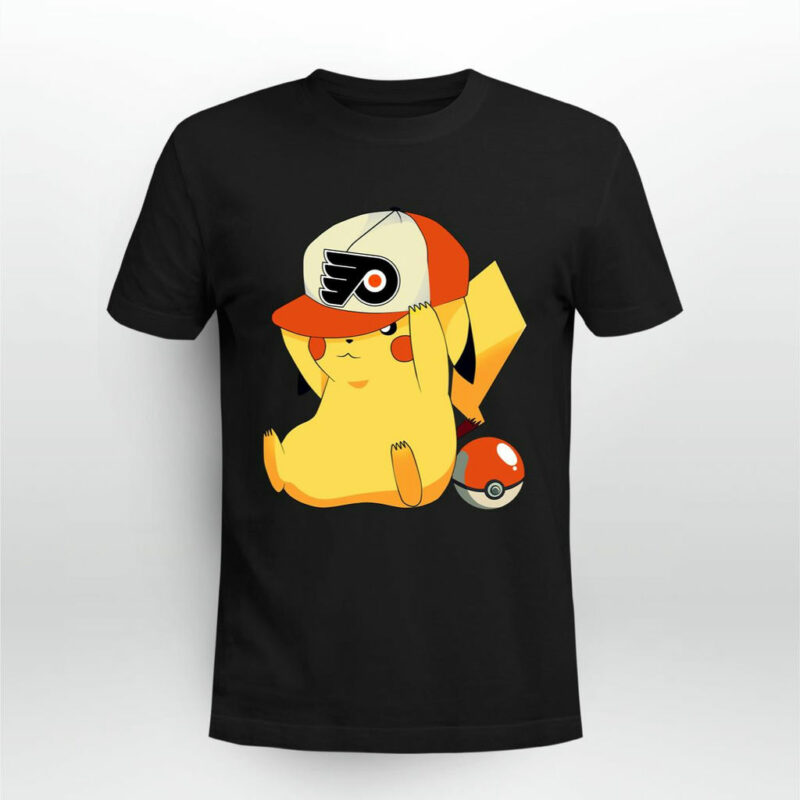 Philadelphia Flyers Pikachu Pokemon 0 T Shirt