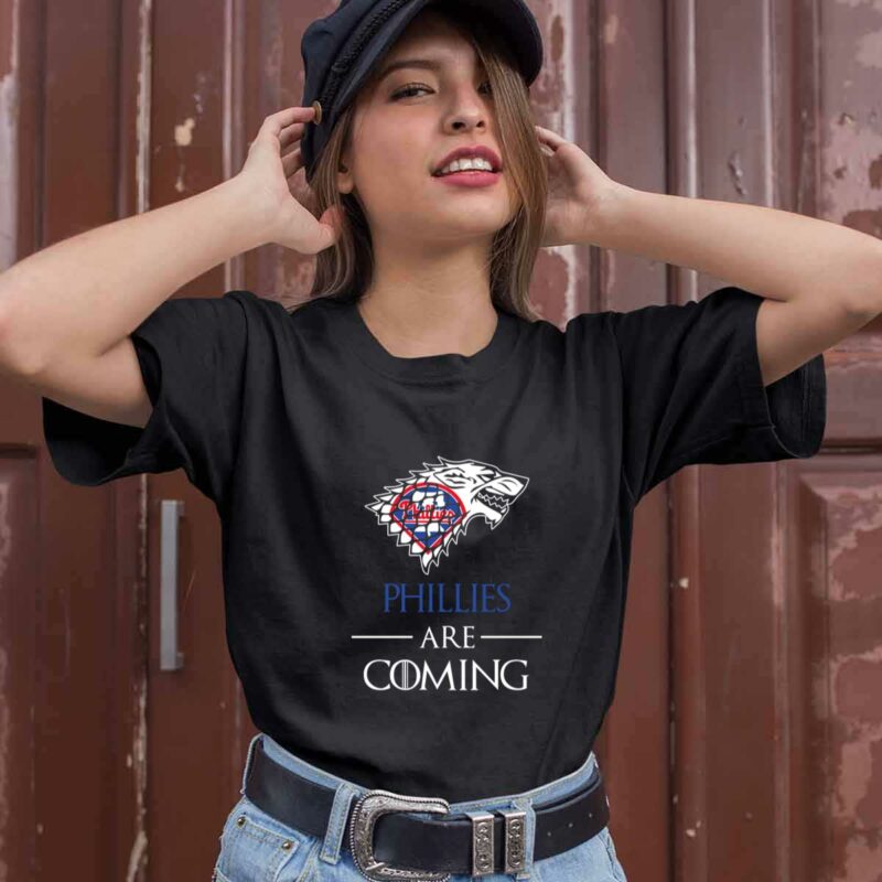 Philadelphia Phillies Stark House Are Coming Funny Game Of Thrones 0 T Shirt