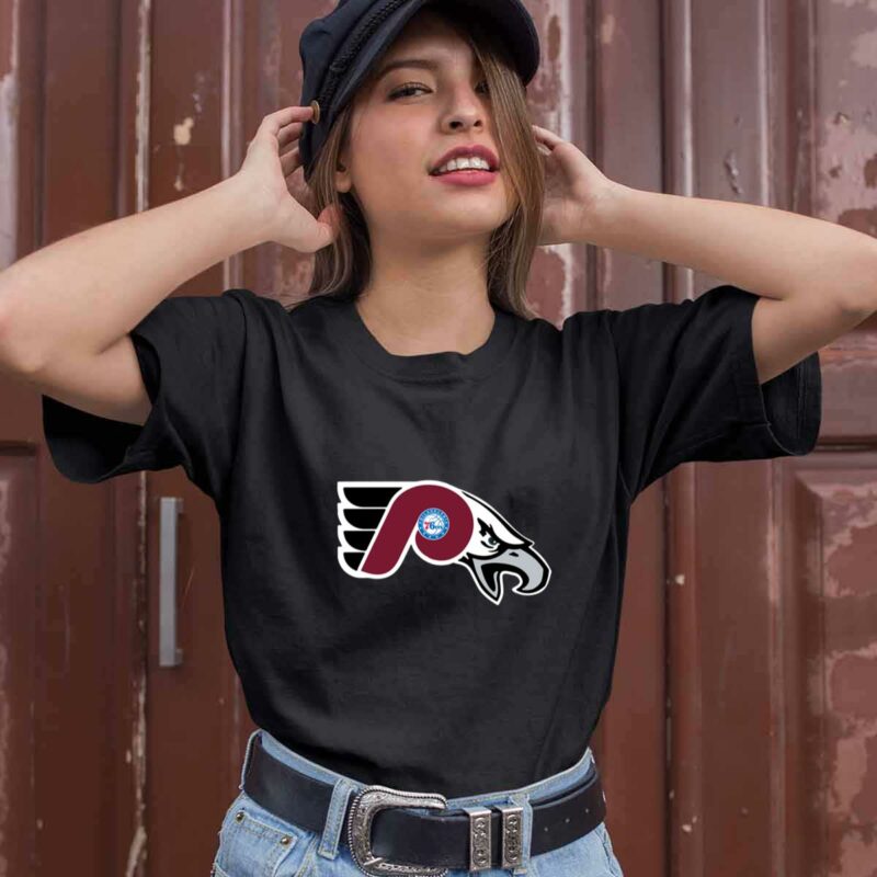 Philadelphia Philly Eagles 76Ers Flyers Team Logo Fan 0 T Shirt