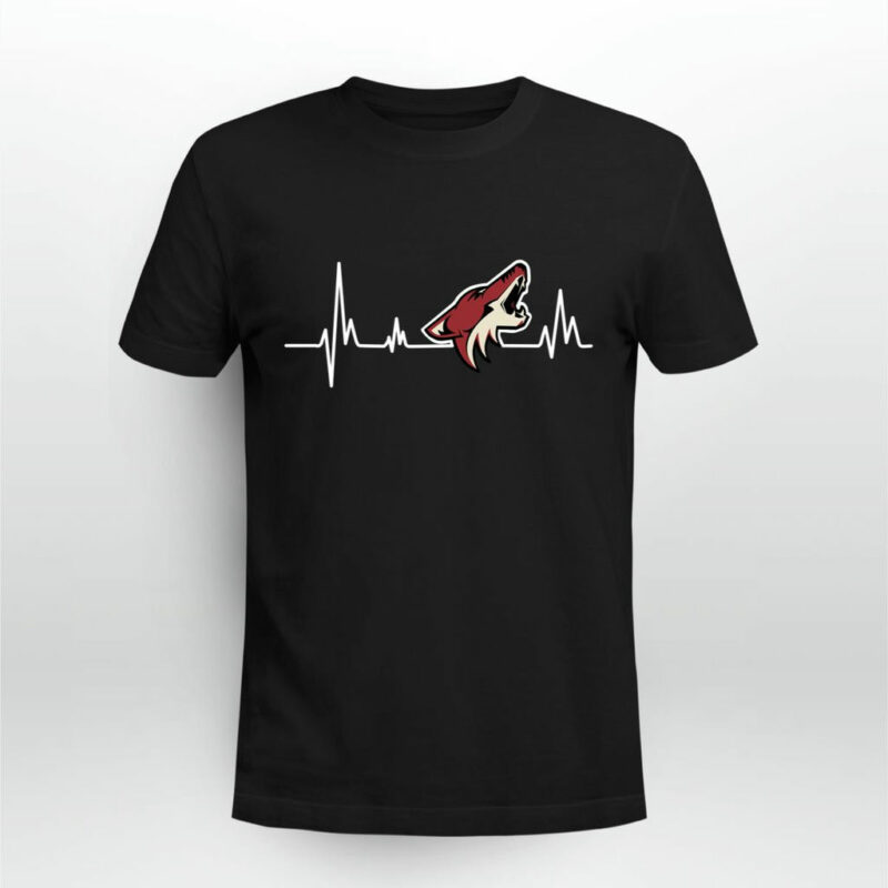 Phoenix Coyotes Heartbeat 0 T Shirt