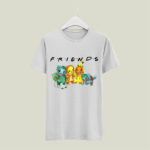 Pikachu Bulbasaur Charmander Uzi Pokemon Friends TV Show 5 T Shirt