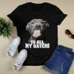 Pitbull to all my haters 4 T Shirt