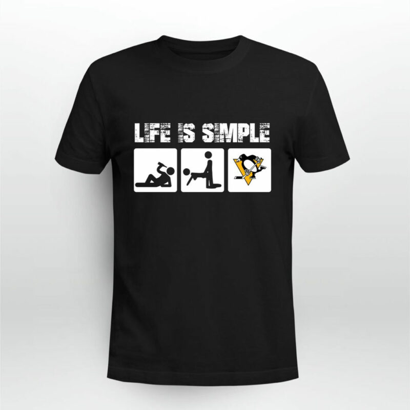 Pittsburgh Penguins Life Is Simple 0 T Shirt