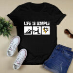 Pittsburgh Penguins Life Is Simple 4 T Shirt