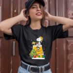 Pittsburgh Penguins Snoopy Woodstock Christmas 3 T Shirt