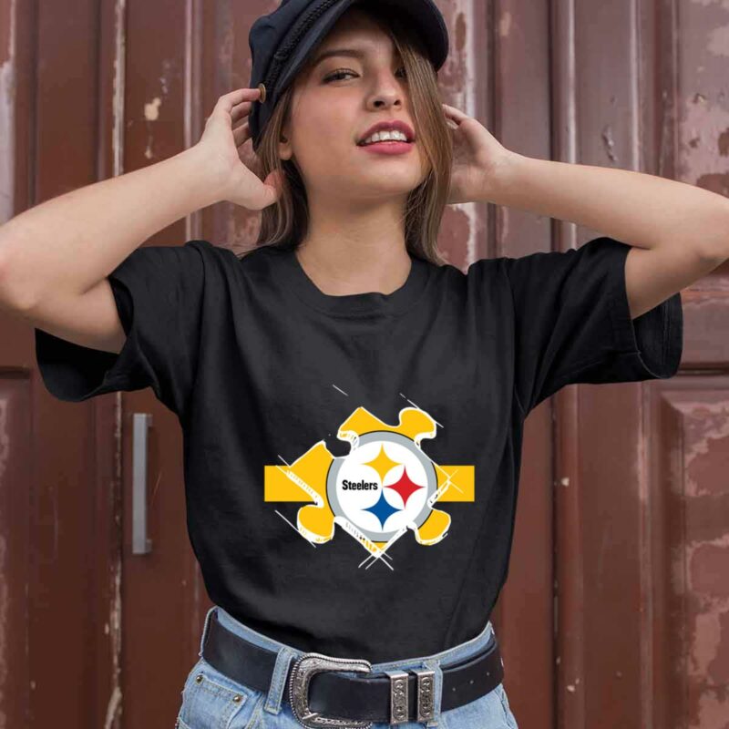 Pittsburgh Steelers Autism 0 T Shirt