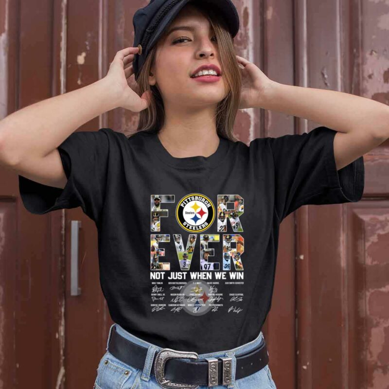 Pittsburgh Steelers Love Forever All Legends Signature 0 T Shirt