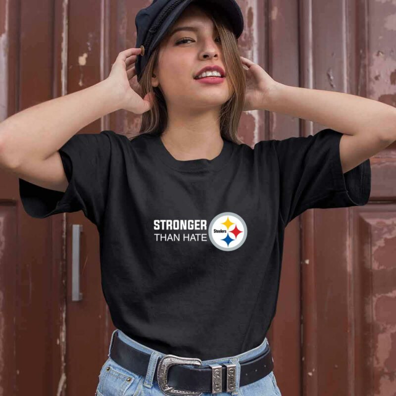 Pittsburgh Steelers Stronger Than Hate 0 T Shirt