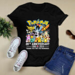 Pokemon 28th Anniversary 1996 2024 Thank You For The Memories Pokemon Group 4 T Shirt