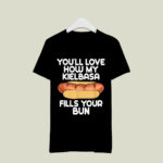 Polska Kielbasa Polish Sausage Food Humor 3 T Shirt