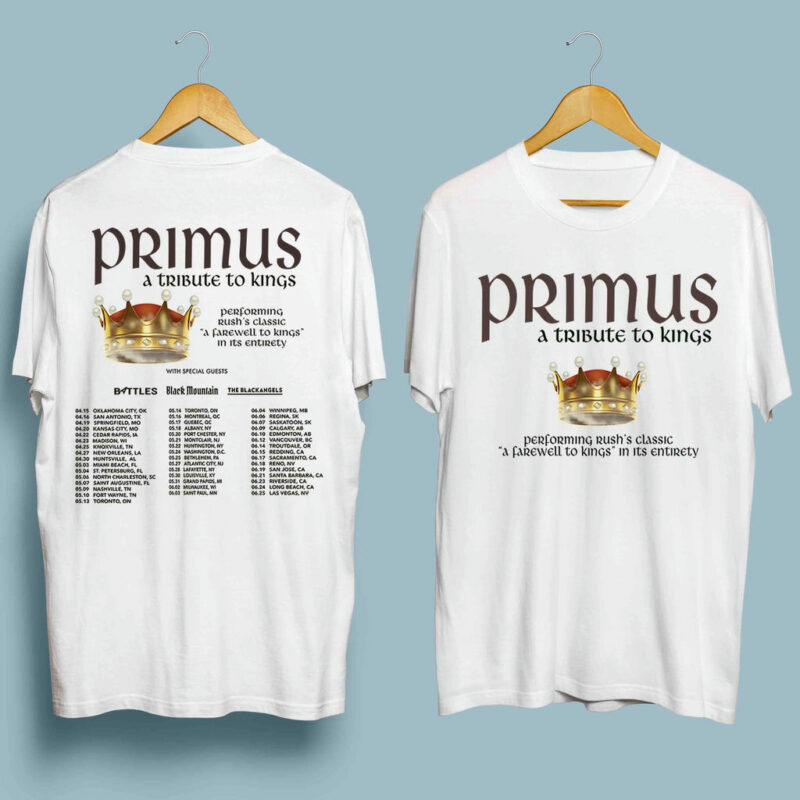 Primus A Tribut To Kings Music Summer World Tour 2022 Front 5 T Shirt