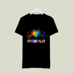 Proud Ally LGBTQ Lesbian Gay Bisexual Trans Pan Support 3 T Shirt