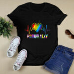 Proud Ally LGBTQ Lesbian Gay Bisexual Trans Pan Support 4 T Shirt