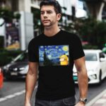 Psyduck Starry Night by Van Gogh Screaming Psyduck Pokemon The Scream Art Funny Psyduck Crewneck 0 T Shirt