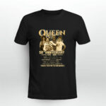 Queen 50th Anniversary 1970 2020 Queen members and signatures 2 T Shirt