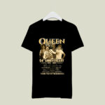 Queen 54th Anniversary 1970 2024 Queen members and signatures 3 T Shirt
