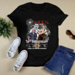 Queen 54th Anniversary 1970 2024 Thank You For The Memories 3 T Shirt
