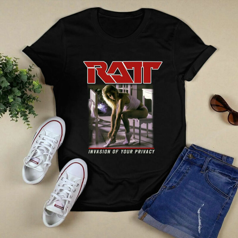 Ratt Invasion Of Your Privacy Tour 85 Front 4 T Shirt