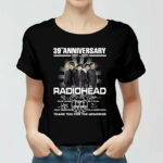 Radiohead 39th Anniversary 1985 2024 Thank You For The Memories Signatures 4 Women T Shirt
