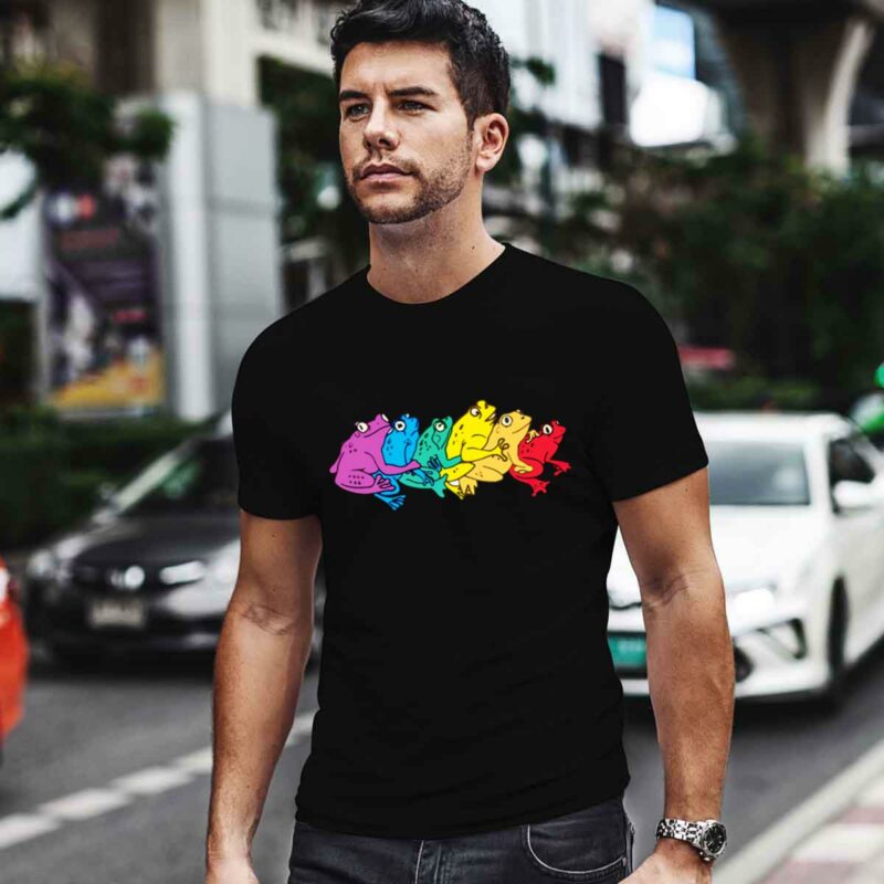 Rainbow Gay Frog 0 T Shirt