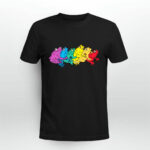Rainbow gay frog 2 T Shirt