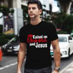 Raised On Chick Fil A And Jesus black 0 T Shirt