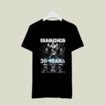 Rammstein 30 Years Of 1994 2024 2 T Shirt