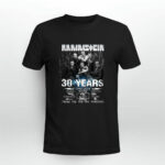 Rammstein 30 Years Of 1994 2024 4 T Shirt