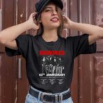 Ramones 50th Anniversary 1974 2024 Signatures Band Music 1 T Shirt