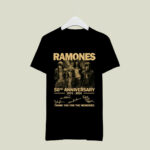 Ramones 50th Anniversary 1974 2024 Thank You For The Memories 3 T Shirt