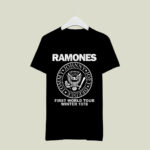 Ramones Adult First World Tour 1978 3 T Shirt