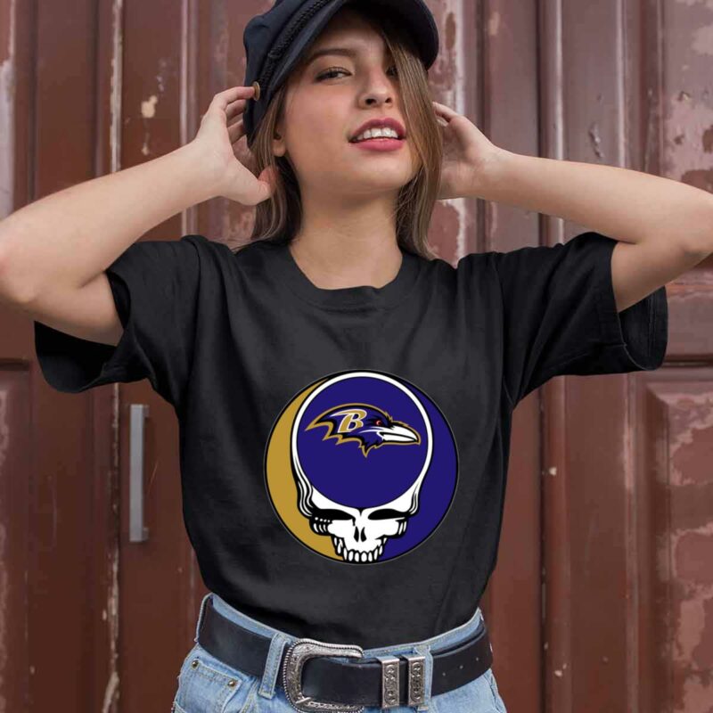 Ravens Football Your Face Football Fan Supporter Grateful Dead 0 T Shirt
