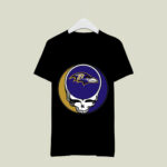 Ravens Football Your Face Football Fan Supporter Grateful Dead 2 T Shirt