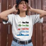 Read across America day Dr Seuss Red Fish Blue Fish 14 T Shirt