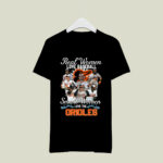 Real Women Love Baseball Smart Women Love The Baltimore Orioles Signatures 3 T Shirt