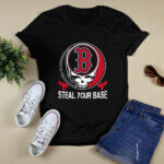 Red Sox Grateful Dead Steal Your Base 2 T Shirt