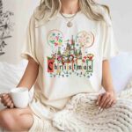 Retro Disneyland Christmas Crewneck Mickey Is Tree Farm Mickey and Friends Disney Family 1 T Shirt