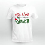 Retro Mrs Claus but Married to the Grinch Matching Funny Couples Christmas Swea 4 Sweatshirt