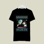 Rick and Morty Invader Zim Rick Ugly Christmas 3 T Shirt