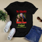 Robert Plant The Man The Myth The Legend 76 Years 1948 2024 2 T Shirt