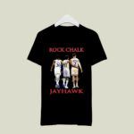Rock Chalk Kansas Jayhawks Ochai Agbaji Remy Martin And Christian Braun Signatures 4 T Shirt