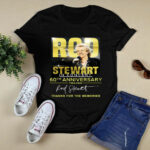 Rod Stewart In Concert 60th Anniversary Thanks For The Memories Signature 3 T Shirt