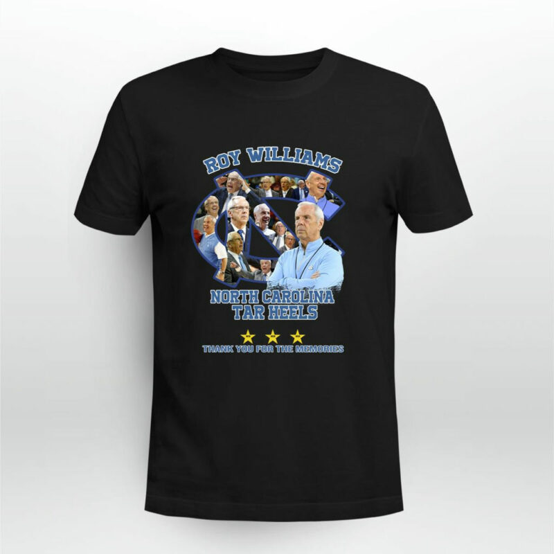 Roy Williams North Carolina Tar Heels Thank You For The Memories 0 T Shirt