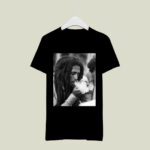 Rui Wearing Bob Marley Smoking 3 T Shirt