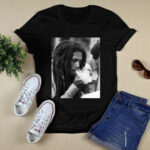 Rui Wearing Bob Marley Smoking 4 T Shirt